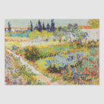 Vincent van Gogh - Garden at Arles Tissue Paper<br><div class="desc">Garden at Arles / Flowering Garden with Path / Jardin a Arles - Vincent van Gogh,  1888</div>