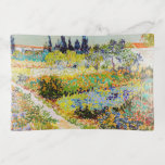 Vincent van Gogh - Garden at Arles Trinket Trays<br><div class="desc">Garden at Arles / Flowering Garden with Path / Jardin a Arles - Vincent van Gogh,  1888</div>