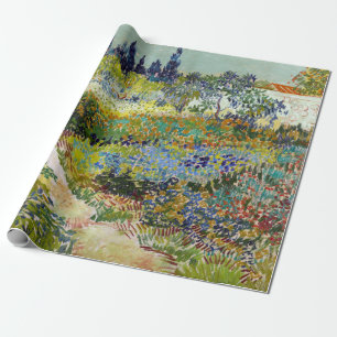 Vincent van Gogh Garden at Arles Wrapping Paper