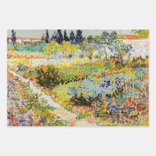 Vincent van Gogh - Garden at Arles Wrapping Paper Sheet