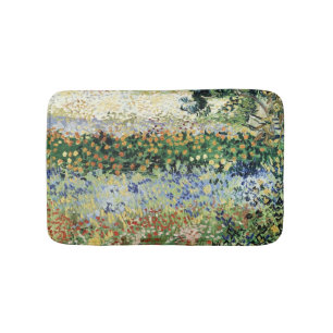Vincent van Gogh Garden in Bloom, Arles, 1888 Bath Mat