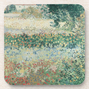 Vincent van Gogh   Garden in Bloom, Arles, 1888 Coaster