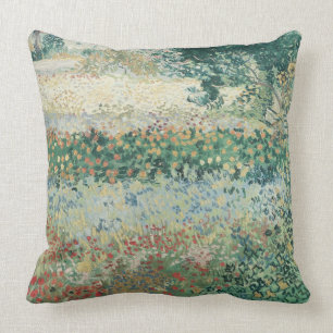 Vincent van Gogh   Garden in Bloom, Arles, 1888 Cushion