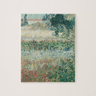 Vincent van Gogh   Garden in Bloom, Arles, 1888 Jigsaw Puzzle
