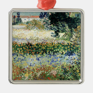 Vincent van Gogh   Garden in Bloom, Arles, 1888 Metal Ornament
