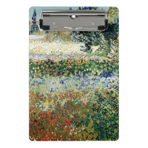 Vincent van Gogh Garden in Bloom, Arles, 1888 Mini Clipboard
