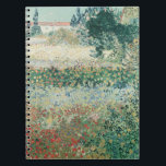Vincent van Gogh | Garden in Bloom, Arles, 1888 Notebook<br><div class="desc">Image Collection Number:  XIR76792  Garden in Bloom,  Arles,  July 1888 (oil on canvas). Gogh,  Vincent van (1853-90) oil on canvas. Private Collection Giraudon.  1888</div>