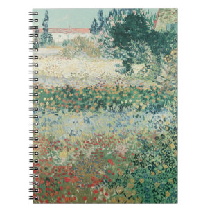 Vincent van Gogh Garden in Bloom, Arles, 1888 Notebook