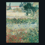 Vincent van Gogh | Garden in Bloom, Arles, 1888 Poster<br><div class="desc">Image Collection Number:  XIR76792  Garden in Bloom,  Arles,  July 1888 (oil on canvas). Gogh,  Vincent van (1853-90) oil on canvas. Private Collection Giraudon.  1888</div>