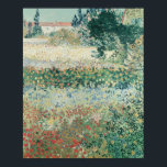 Vincent van Gogh | Garden in Bloom, Arles, 1888 Poster<br><div class="desc">Image Collection Number:  XIR76792  Garden in Bloom,  Arles,  July 1888 (oil on canvas). Gogh,  Vincent van (1853-90) oil on canvas. Private Collection Giraudon.  1888</div>