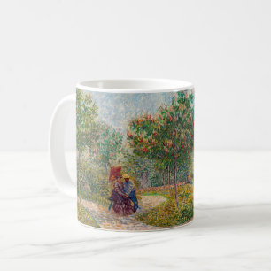 Vincent van Gogh - Garden in Montmarte with Lovers Coffee Mug