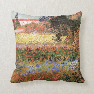 Vincent Van Gogh Garden of Flowers Cushion