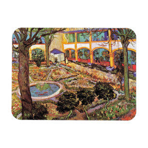 Vincent Van Gogh - Garden Of The Hospital In Arles Magnet