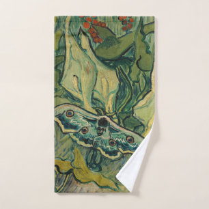 Vincent van Gogh - Giant Peacock Moth Bath Towel Set