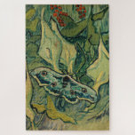 Vincent van Gogh - Giant Peacock Moth Jigsaw Puzzle<br><div class="desc">Giant Peacock Moth / Emperor Moth - Vincent van Gogh,  Oil on Canvas,  Saint-Rémy-de-Provence,  1889</div>