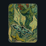 Vincent van Gogh - Giant Peacock Moth Magnet<br><div class="desc">Giant Peacock Moth / Emperor Moth - Vincent van Gogh,  Oil on Canvas,  Saint-Rémy-de-Provence,  1889</div>