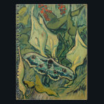 Vincent van Gogh - Giant Peacock Moth Notebook<br><div class="desc">Giant Peacock Moth / Emperor Moth - Vincent van Gogh,  Oil on Canvas,  Saint-Rémy-de-Provence,  1889</div>