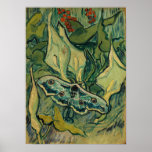 Vincent van Gogh - Giant Peacock Moth Poster<br><div class="desc">Giant Peacock Moth / Emperor Moth - Vincent van Gogh,  Oil on Canvas,  Saint-Rémy-de-Provence,  1889</div>