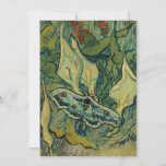 Vincent van Gogh - Giant Peacock Moth Thank You Card<br><div class="desc">Giant Peacock Moth / Emperor Moth - Vincent van Gogh,  Oil on Canvas,  Saint-Rémy-de-Provence,  1889</div>