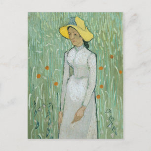 Vincent van Gogh Girl in White, 1890 Postcard