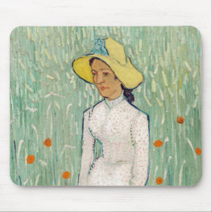 Vincent van Gogh - Girl in White Mouse Pad