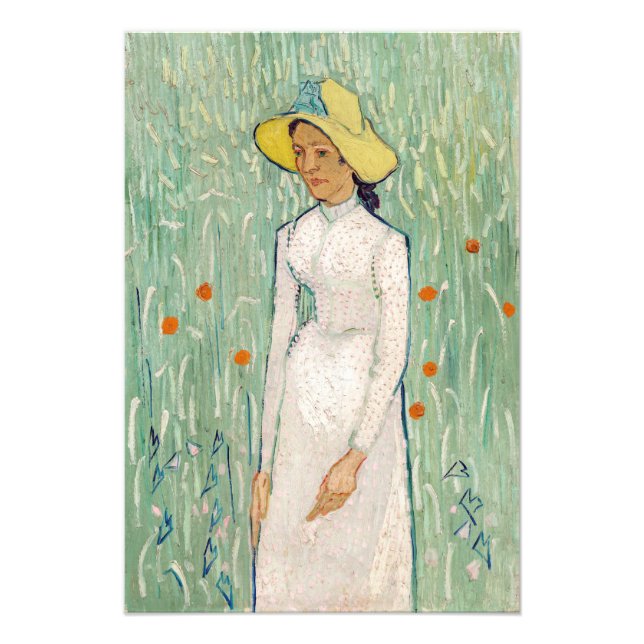 Vincent van Gogh - Girl in White Photo Print (Front)