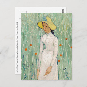 Vincent van Gogh - Girl in White Postcard