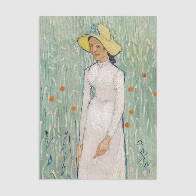 Vincent van Gogh - Girl in White Tissue Paper (Creator Uploaded)