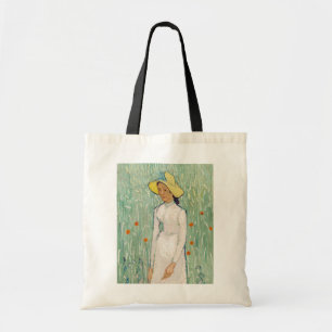 Vincent van Gogh - Girl in White Tote Bag