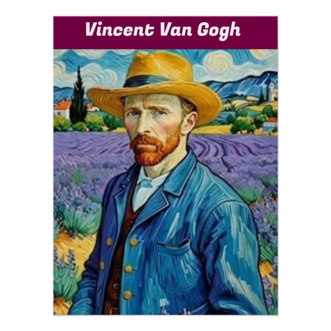 Vincent Van Gogh Glossy Poster (Front)