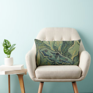 Vincent van Gogh - Great Peacock Moth Lumbar Cushion