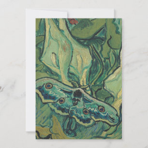 Vincent Van Gogh - Great Peacock Moth Thank You Card