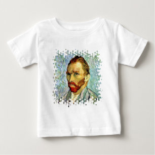 Vincent Van Gogh - Green Self-Portrait Fine Art Baby T-Shirt