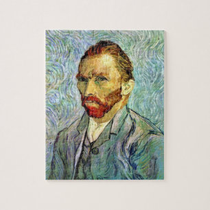 Vincent Van Gogh - Green Self-Portrait Fine Art Jigsaw Puzzle