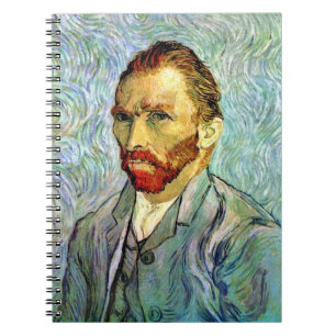 Vincent Van Gogh - Green Self-Portrait Fine Art Notebook
