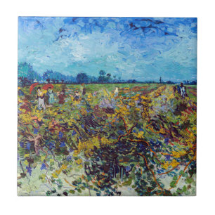 Vincent van Gogh - Green Vineyard Ceramic Tile
