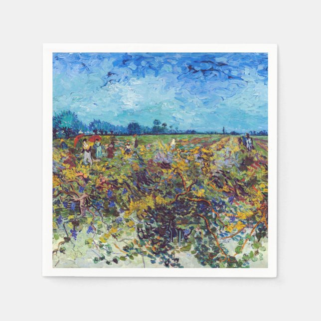 Vincent van Gogh - Green Vineyard Napkin (Front)