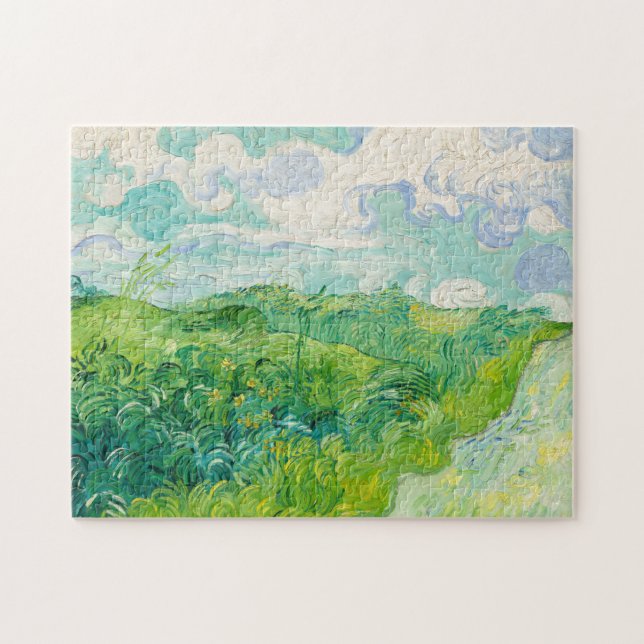 Vincent van Gogh - Green Wheat Field, Auvers Jigsaw Puzzle (Horizontal)