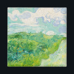 Vincent van Gogh - Green Wheat Field, Auvers Magnet<br><div class="desc">Green Wheat Field,  Auvers - Vincent van Gogh,  Oil on Canvas,  1890,  Auvers</div>