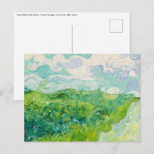Vincent van Gogh - Green Wheat Field, Auvers Postcard