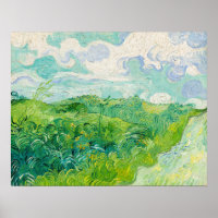 Vincent van Gogh - Green Wheat Field, Auvers