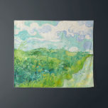 Vincent van Gogh - Green Wheat Field, Auvers Tapestry<br><div class="desc">Green Wheat Field,  Auvers - Vincent van Gogh,  Oil on Canvas,  1890,  Auvers</div>