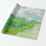 Vincent van Gogh - Green Wheat Field, Auvers Wrapping Paper<br><div class="desc">Green Wheat Field,  Auvers - Vincent van Gogh,  Oil on Canvas,  1890,  Auvers</div>