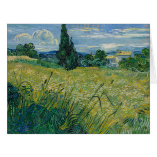 Vincent Van Gogh, Green Wheat Field with Cypress
