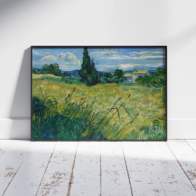 Vincent Van Gogh, Green Wheat Field with Cypress Poster (Creator Uploaded)