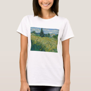 Vincent Van Gogh, Green Wheat Field with Cypress T-Shirt