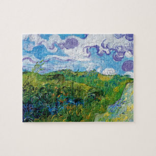 Vincent Van Gogh - Green Wheat Fields In Auvers Jigsaw Puzzle