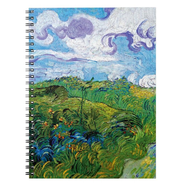 Vincent Van Gogh - Green Wheat Fields In Auvers Notebook (Front)
