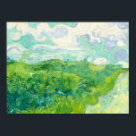 Vincent Van Gogh Green Wheatfield Poster<br><div class="desc">Vincent Van Gogh Painting Green Wheatfield Poster</div>