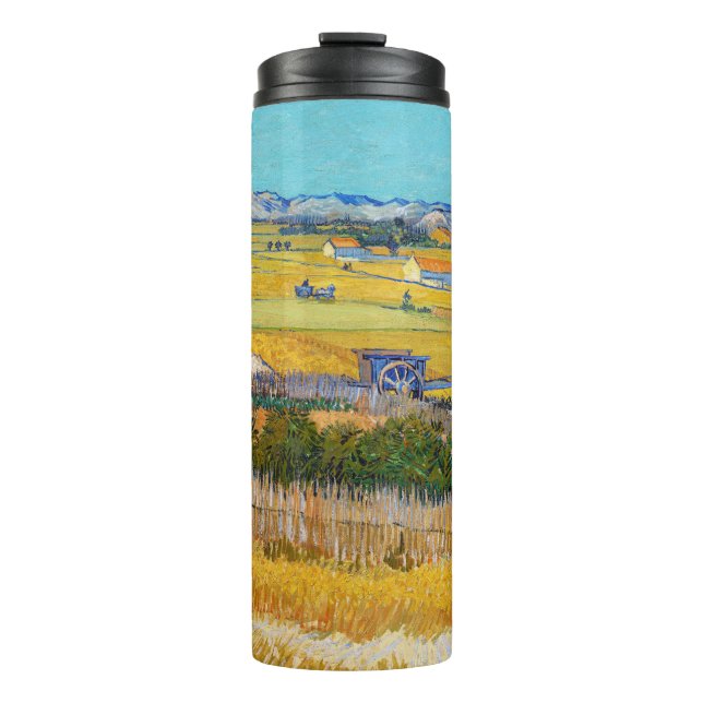 Vincent van Gogh - Harvest at La Crau Thermal Tumbler (Front)
